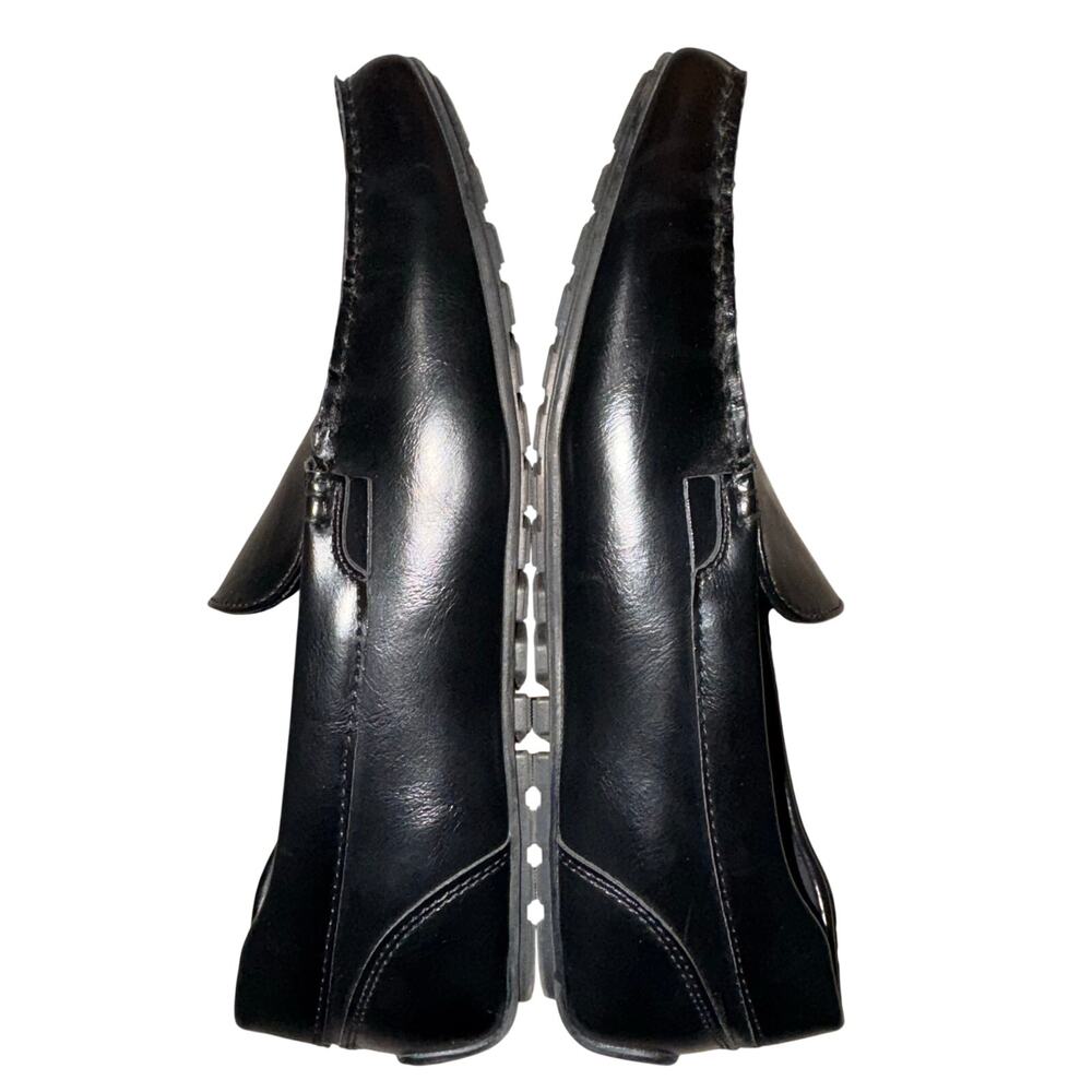 CLUB ROOM LOAFERS MENS 10M BLACK SLIP ON DRESS SHOES COMFORT SOLE